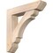 Ekena Millwork Olympic Slat Smooth Bracket w/ Offset Brace, Douglas Fir, 7 1/2"W x 34"D x 34"H BKT0806X34X34OLY06SDF - alternate 1